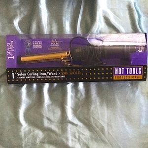 Hot Tools Professional 1” salon Curling Iron/wand -24K GOLD
